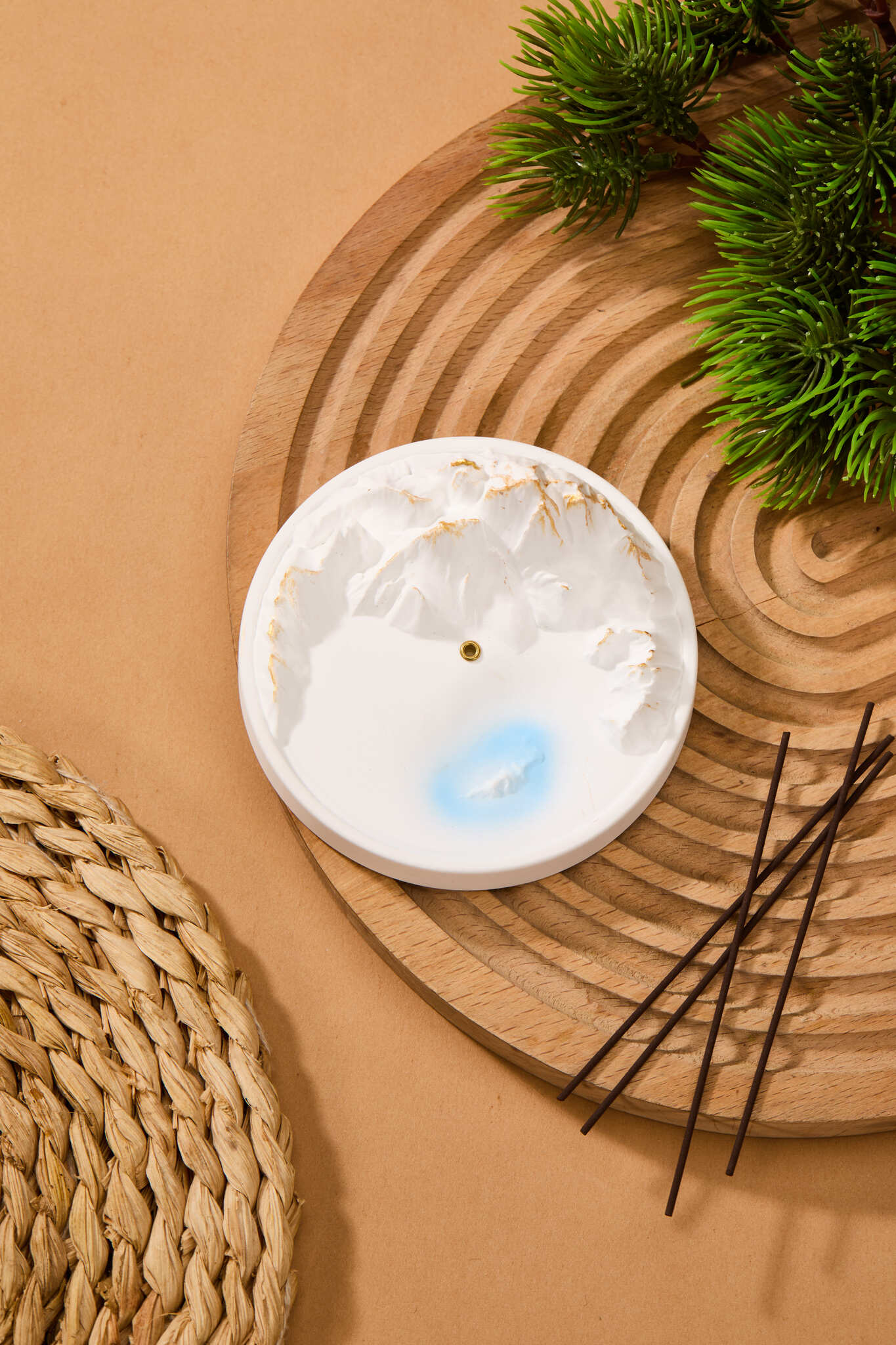 Mountain & Lake Incense Holder